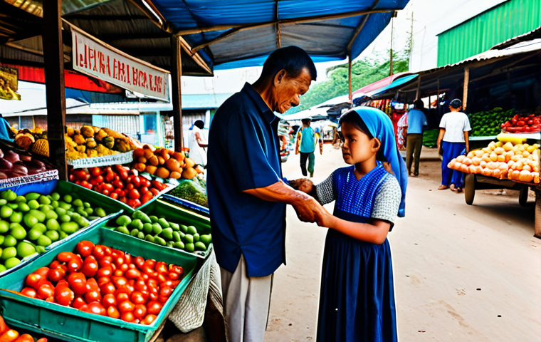 캄보디아 시하누크빌 해변 - **

A scenic view of Sihanoukville, Cambodia coastline at sunrise. Gentle waves, clear blue water, a...