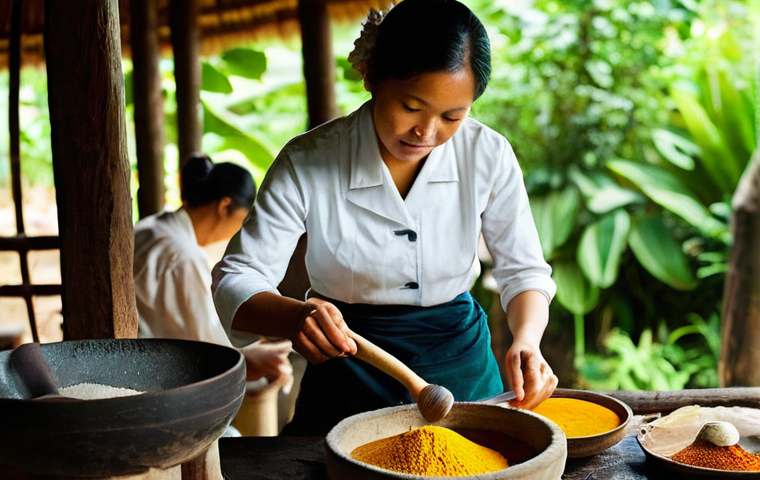 캄보디아 아목 트레이 - **Prompt 1: Cambodian Amok Trey - Culinary Artistry**
    "A stunning, highly detailed close-up shot...