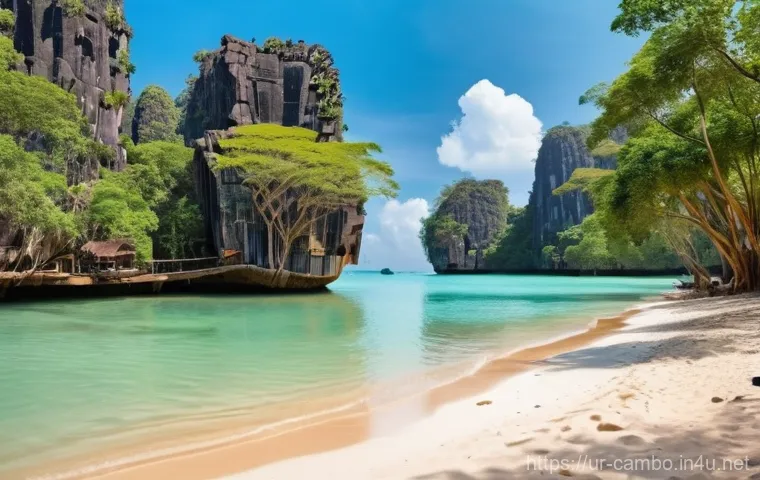 캄보디아 원조와 경제 협력 - **Prompt:** A vibrant and bustling modern port in Cambodia at sunset, showcasing the dynamic economi... 캄보디아 원조와 경제 협력 - **Prompt:** A vibrant and bustling modern port in Cambodia at sunset, showcasing the dynamic economi...